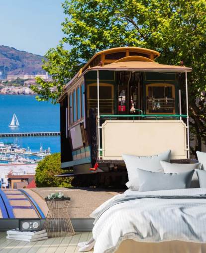 San Francisco Street Wall Mural Wallpaper