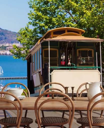 Carro de rua de São Francisco Wall Mural Wallpaper