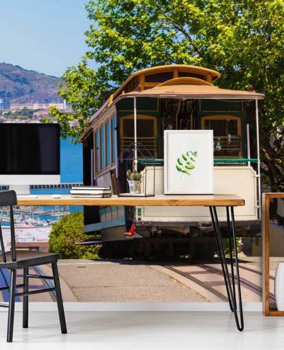 Tranvía de San Francisco Wall Mural Wallpaper