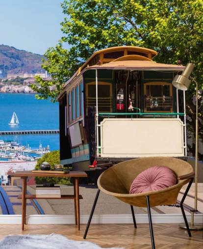 Tranvía de San Francisco Wall Mural Wallpaper