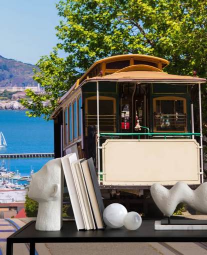 Straßenbahn San Francisco Wall Mural Wallpaper