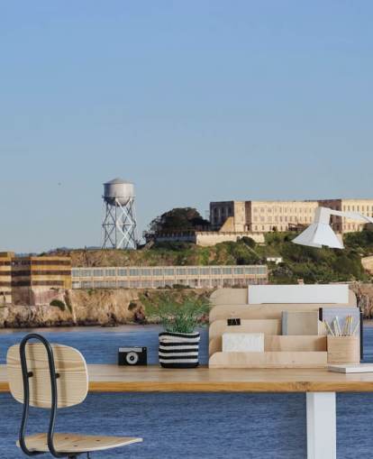 Alcatraz Island Wall Mural Wallpaper