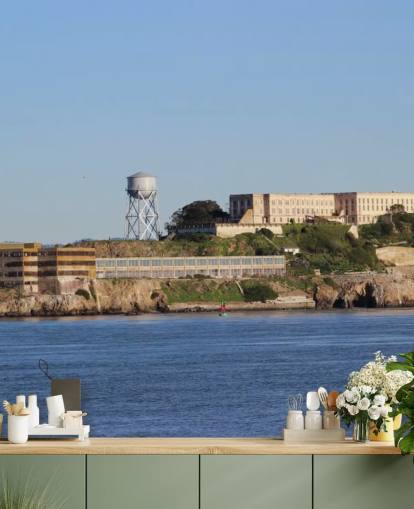 Alcatraz eiland Wall Mural Wallpaper