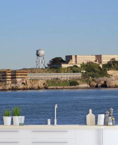 Alcatraz Wall Mural Wallpaper