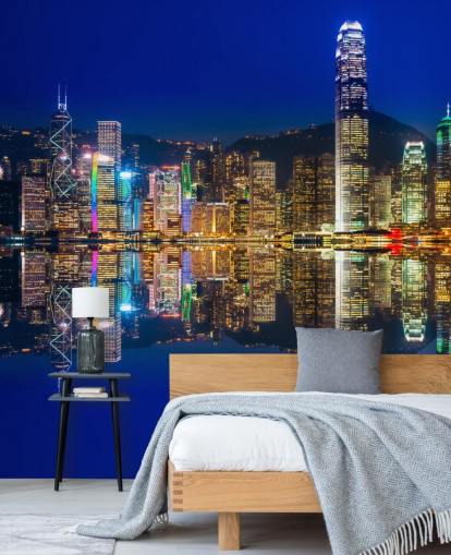 blauer Himmel und Wasser Hong Kong Wallpaper