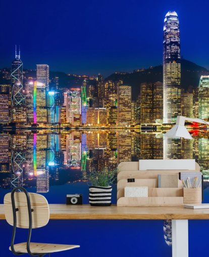 blauer Himmel und Wasser Hong Kong Wallpaper