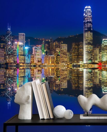 blue sky and water hong kong wallpaper