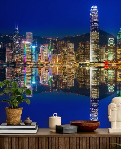blauer Himmel und Wasser Hong Kong Wallpaper