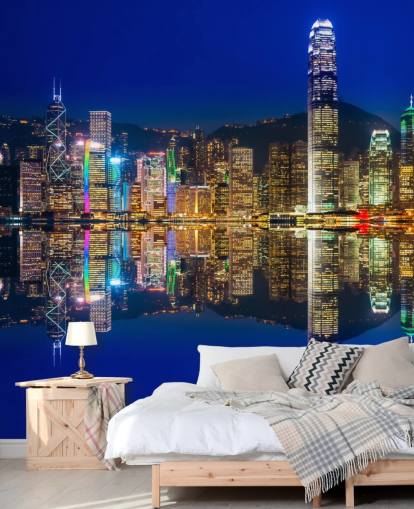 blauer Himmel und Wasser Hong Kong Wallpaper