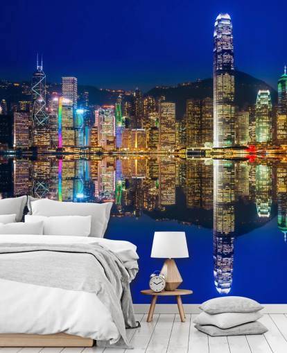 blue sky and water hong kong wallpaper