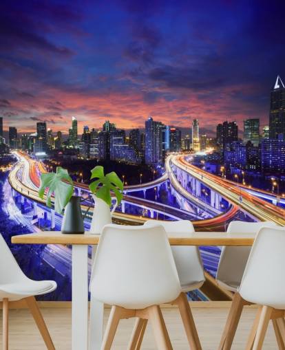 Shanghai valtatie Auringonlasku Shanghai Highway Sunset Wallpaper Shanghai valtatie Auringonlasku Shanghai Highway Sunset Wallpaper