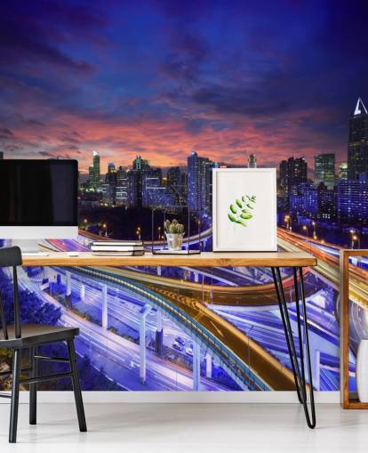 Shanghai Highway Sonnenuntergang Shanghai Highway Sunset Wallpaper 