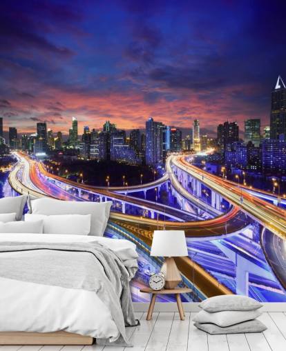 Shanghai Highway Sonnenuntergang Shanghai Highway Sunset Wallpaper Shanghai Highway Sonnenuntergang Shanghai Highway Sunset Wallpaper