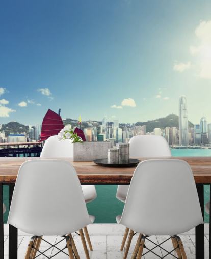 Sol del puerto de Hong Kong Hong Kong Harbour Sun Sol del puerto de Hong Kong Hong Kong Harbour Sun