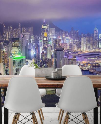 Skyline der Insel Hongkong Hintergrundbild „Skyline der Insel Hongkong“ 