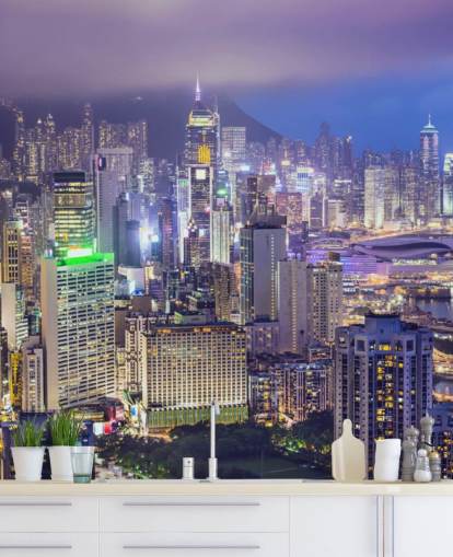 Hong Kong Island Skyline Hong Kong Island Skyline Wallpaper 