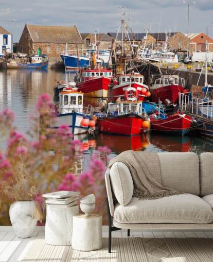 Howth Harbour mural Howth Harbour mural