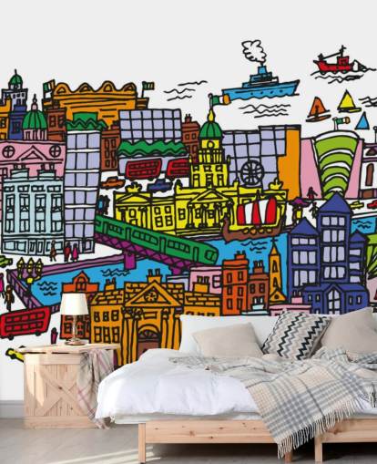 Dublinin keskusta Dublin City Centre Wallpaper 