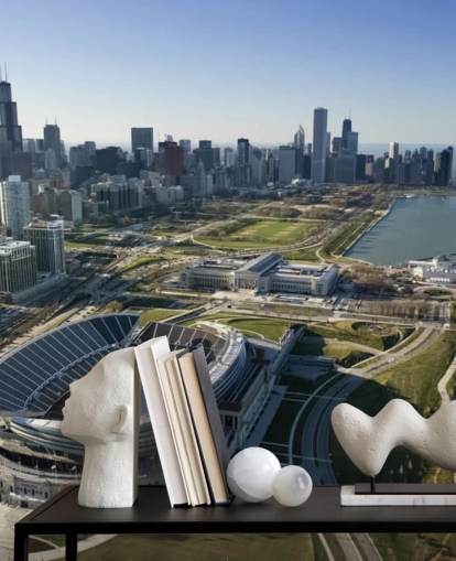 Chicago, IL Chicago-Wandbild 