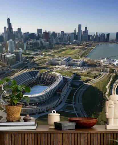 Chicago, IL Chicago-Wandbild 