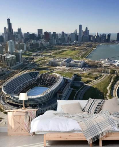 Chicago, IL Chicago-Wandbild 