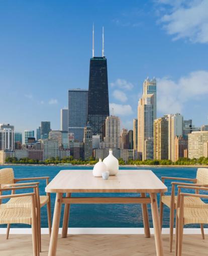 Paisaje urbano de Chicago Cityscape of Chicago Wallpaper