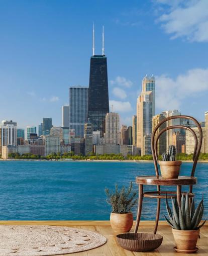 Paisaje urbano de Chicago Cityscape of Chicago Wallpaper