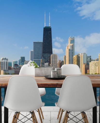 Paisaje urbano de Chicago Cityscape of Chicago Wallpaper Paisaje urbano de Chicago Cityscape of Chicago Wallpaper