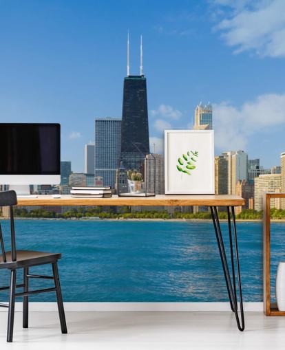 Cityscape av Chicago Cityscape of Chicago Wallpaper