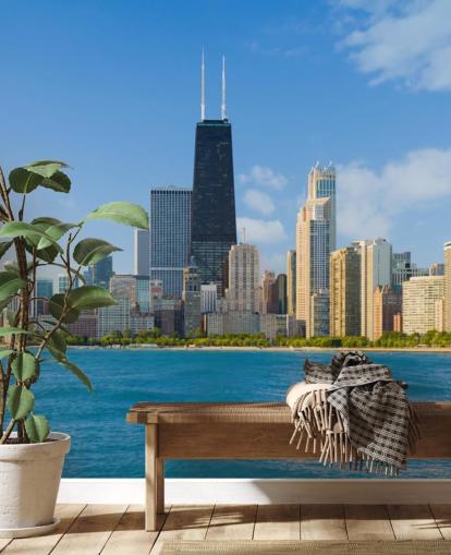 Paisaje urbano de Chicago Cityscape of Chicago Wallpaper