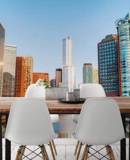 papel pintado colorido chicago city papel pintado colorido chicago city