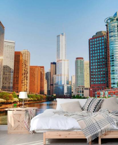 fond d'écran coloré de Chicago