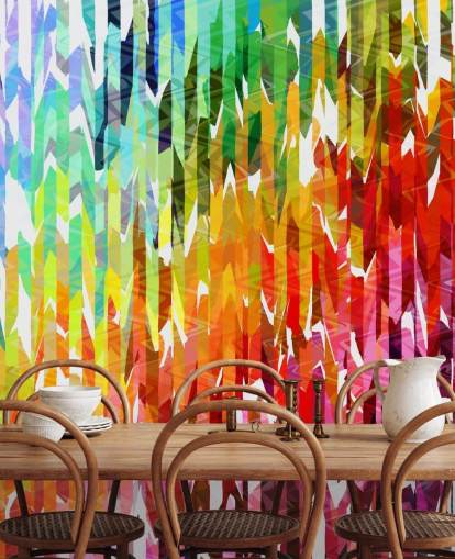 Abstrakt Fargerike Rainbow Lines Bakgrunn Abstrakt Fargerike Rainbow Lines Bakgrunn