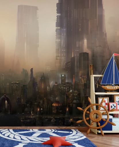 Futuristic City Sci Fi Wallpaper