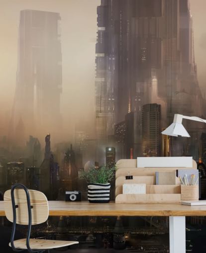 Futuristic City Sci Fi Wallpaper