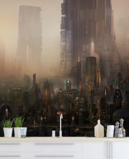 Futuristic City Sci Fi Wallpaper