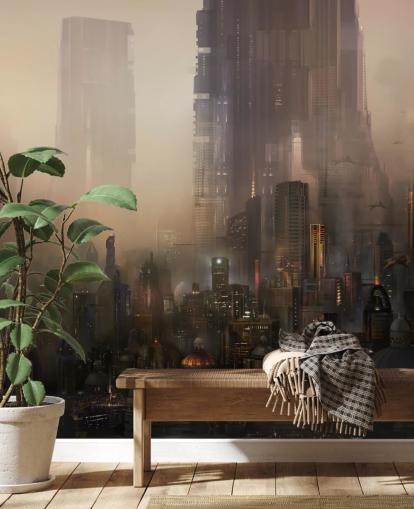 Futuristic City Sci Fi Wallpaper