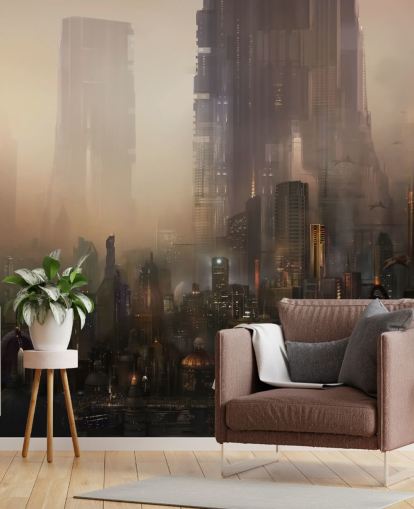 Futuristic City Sci Fi Wallpaper