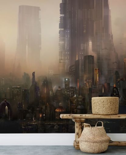Futuristic City Sci Fi Wallpaper