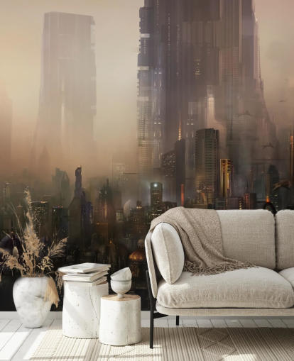 Futuristic City Sci Fi Wallpaper