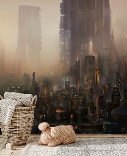 Fond d'écran Futuristic City Sci Fi