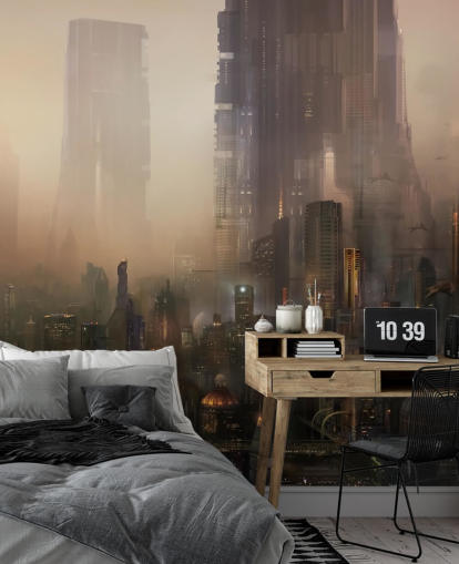 Futuristic City Sci Fi Wallpaper