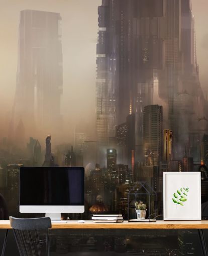 Futuristic City Sci Fi Wallpaper