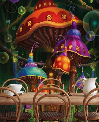 Fairy Mushroom Houses Wallpaper Fairy Mushroom Houses Wallpaper