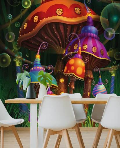 Fairy Mushroom Houses Wallpaper Fairy Mushroom Houses Wallpaper