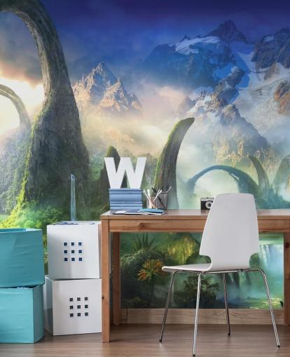 Dinosaur Rockland Fantasy Baggrund Dinosaur Rockland Fantasy Baggrund