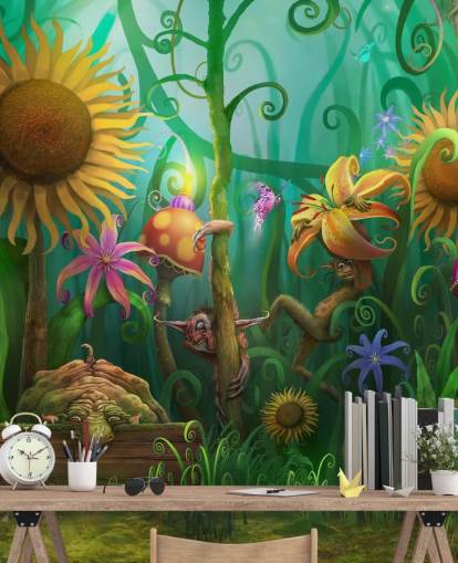 Papier peint Troll Forest