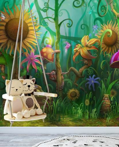 Papier peint Troll Forest