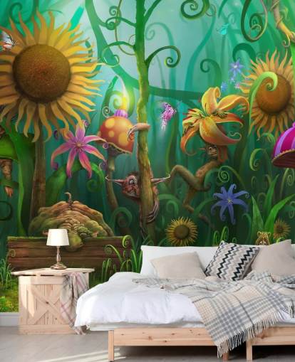 Troll Forest Baggrund Troll Forest Baggrund