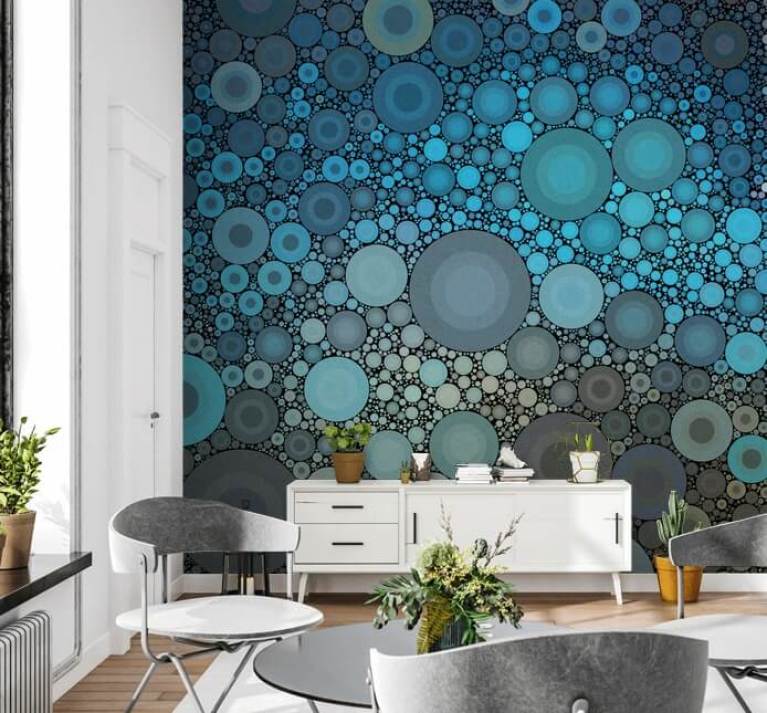 Circle Wallpaper & Wall Murals | Wallsauce US